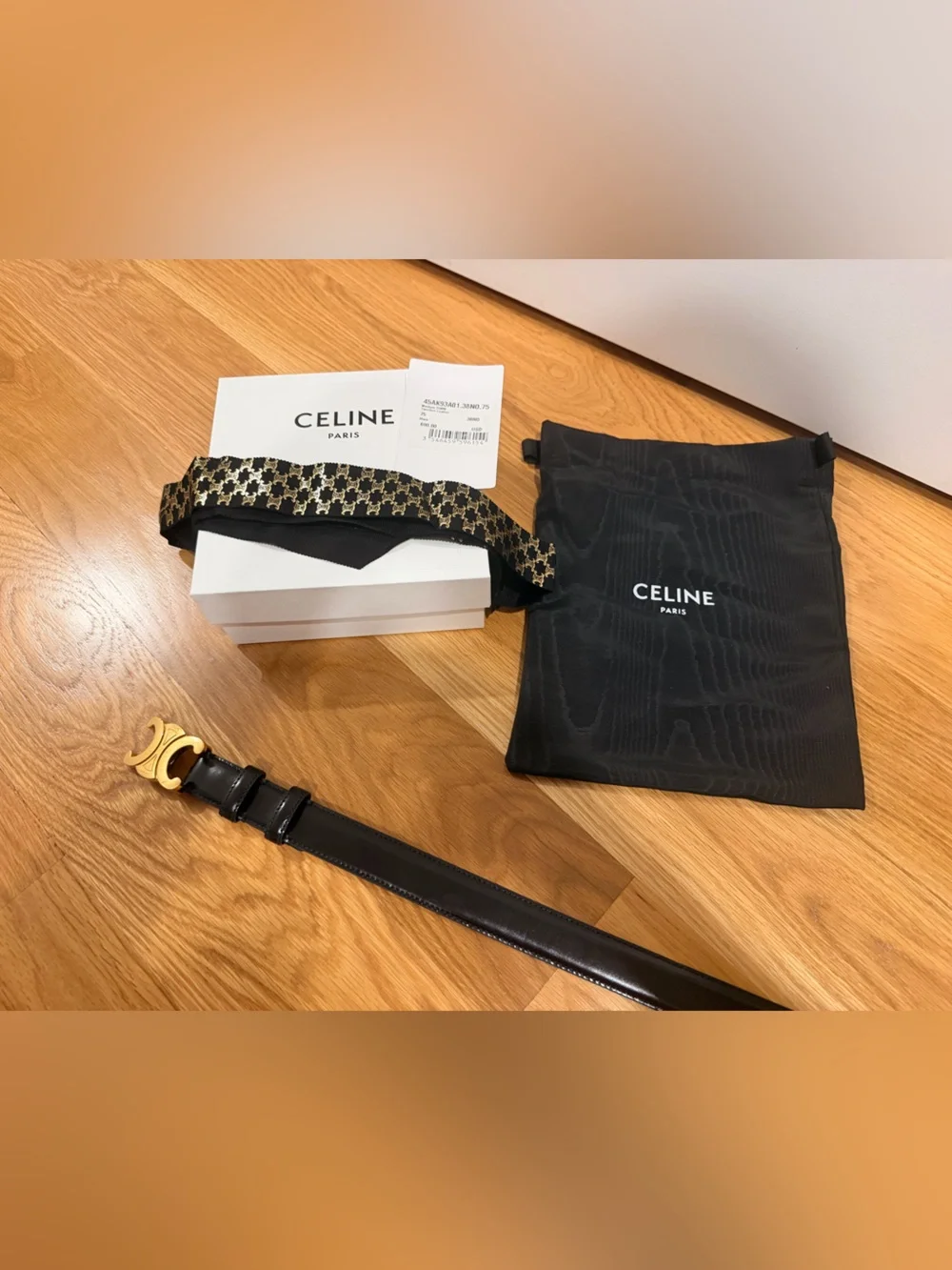 Celine belt featuring